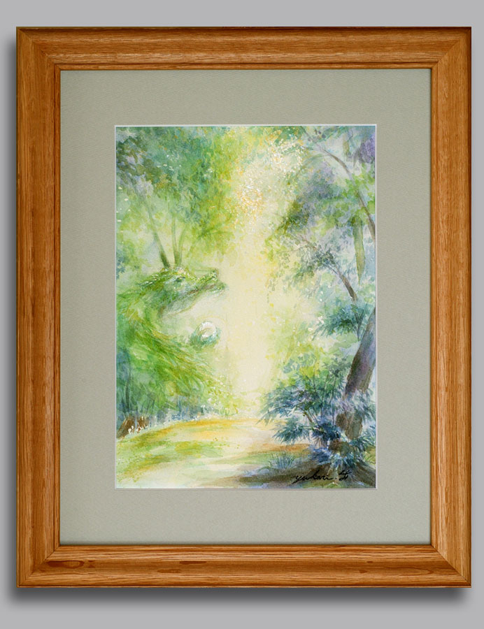 龍神様のサポートを受けて